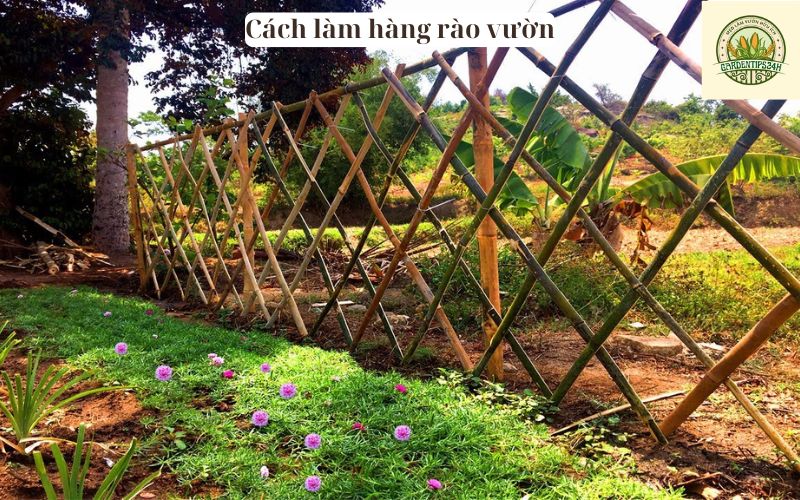 Cách làm hàng rào vườn