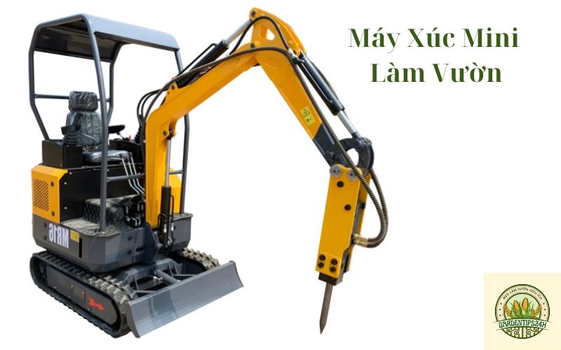 Máy Xúc Mini Làm Vườn